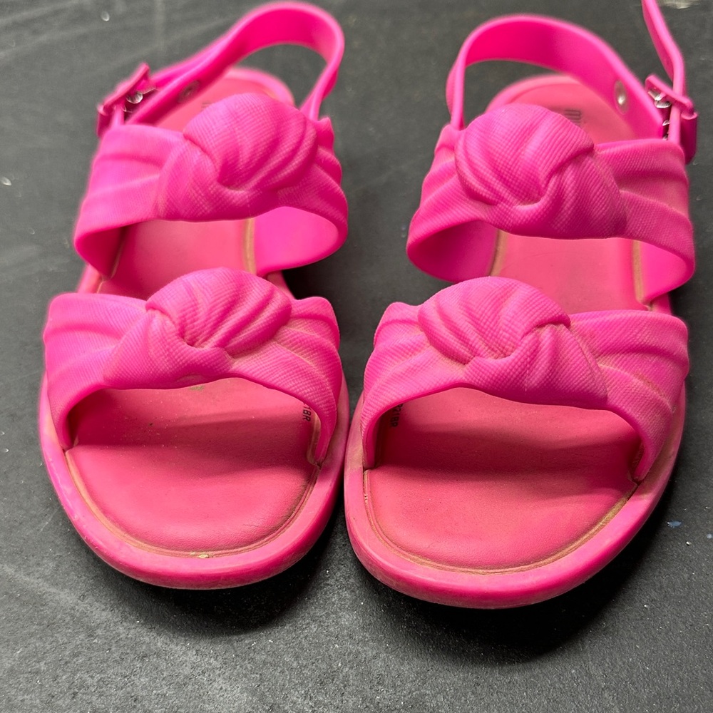 Mini Melissa Pink Kids Dress Shoes